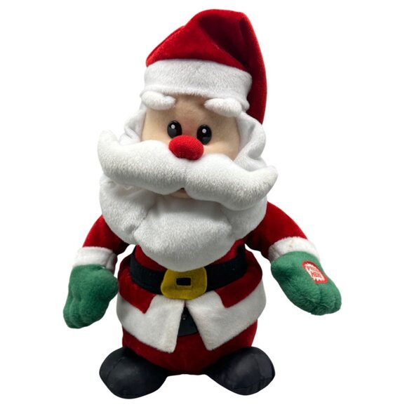 T.L. Toys Santa Claus Animated Plush Doll 11 Inches Christmas Decoration READ - Picture 1 of 9